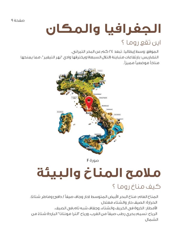 الجغرافيا والمكان وملامح المناخ
